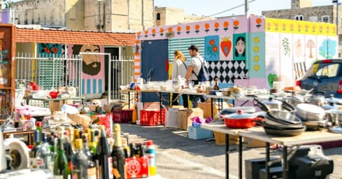 שוק הפשפשים בחיפה (צילום: ניר בלזיצקי עיריית חיפה) עכשיו גם לילדים. שוק הפשפשים בחיפה