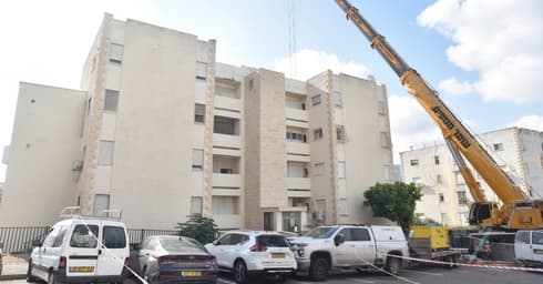 פירוק מגדל הממד"ים ברמות ספיר חיפה