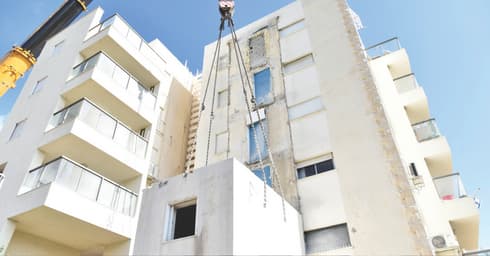 הנשק: מיליון שקלים. פירוק מגדל הממד"ים ברמות ספיר חיפה
