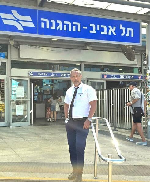 מנהל התחנה, טומי לובסיה (צילום: רכבת ישראל) מנהל התחנה, טומי לובסיה