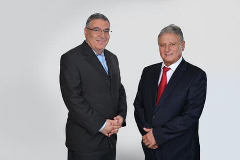 (מימין) יו"ר תש"א חיים אביטן, ומנכ"ל תש"א עוזי לוין (צילום: תש"א) (מימין) יו"ר תש"א חיים אביטן, ומנכ"ל תש"א עוזי לוין