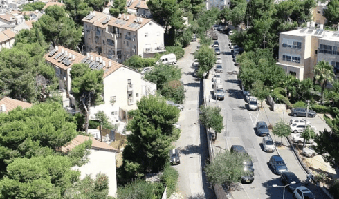 הרחוב בו נתפס הפורץ (צילום: פרטי) הרחוב בו נתפס הפורץ