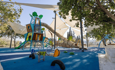 גן שבשבת בבית הכרם (צילום: יוסף כהן) גן שבשבת בבית הכרם