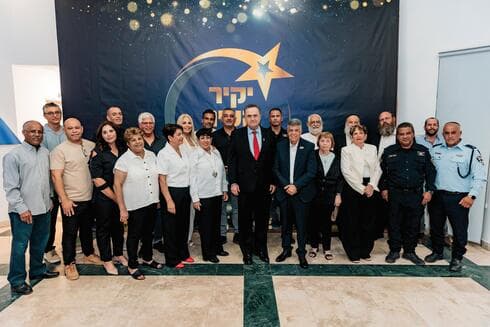 שר הביטחון ישראל כץ בחלוקת פרס יקירי העיר 