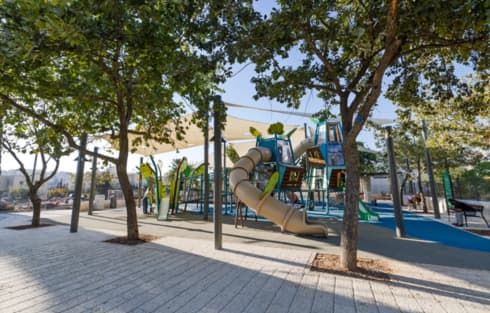 גן שבשבת בבית הכרם (צילום: יוסף כהן) גן שבשבת בבית הכרם
