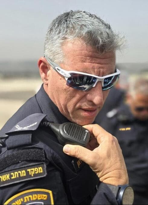 מפקד מרחב אשר, תת ניצב איל ראון (צילום: פרטי) מפקד מרחב אשר, ניצב משנה איל ראון