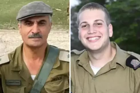 סמל אורן הרשקו וסא"ל במיל' יצחק הרוש ז"ל (צילום: דובר צה"ל) סמל אורן הרשקו וסא"ל במיל' יצחק הרוש ז"ל