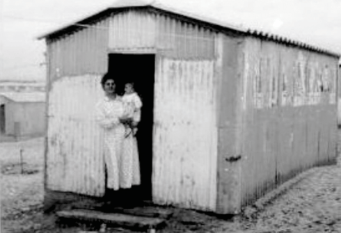 המעברה הראשונה ברובע א', 1956 המעברה הראשונה ברובע א', 1956