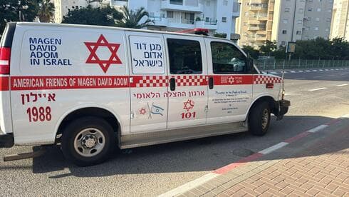 מזירת התאונה בראשון לציון מזירת התאונה בראשון לציון