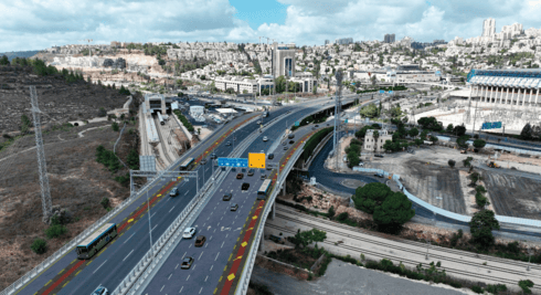 יותר נת"צים. כך ייראה כביש בגין באזור מלחה יותר נת"צים. כך ייראה כביש בגין באזור מלחה