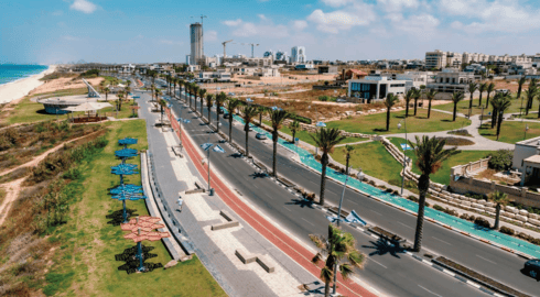 המסלול הירוק באשקלון (צילום: אקליפס מדיה) המסלול הירוק באשקלון