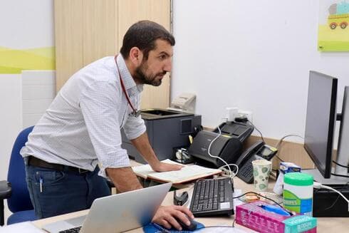 פעילות המרפאה (צילום: דוברות כללית) פעילות המרפאה
