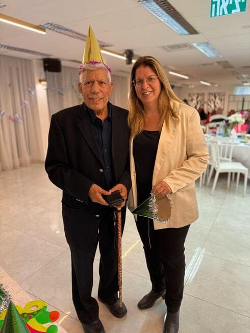 ציון חדאד ז"ל עם סגנית ומ"מ ראש העירייה בפורים האחרון