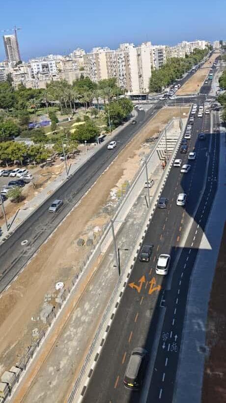 שיקוע מפרץ שלמה בחולון במבט מלמעלה (צילום: עיריית חולון ) שיקוע מפרץ שלמה בחולון