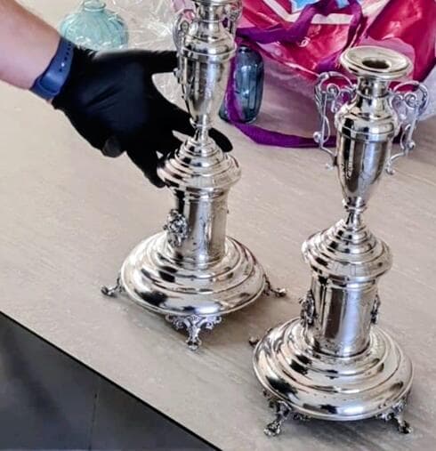 הפמוטים שנתפסו על ידי השוטרים הפמוטים שנתפסו על ידי השוטרים