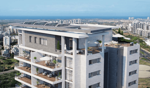 הפנטהאוז היקר בתולדות ראשון לציון (הדמיה: צרפתי צבי ובניו) הפנטהאוז היקר בתולדות ראשון לציון