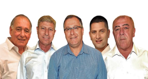 ראשי ערים מפרץ חיפה (צילום: נחום סגל, מיכה בריקמן, ראובן כהן) חייבים לפעול יחד למען עתיד המטרופולין. ראשי ערים מפרץ חיפה