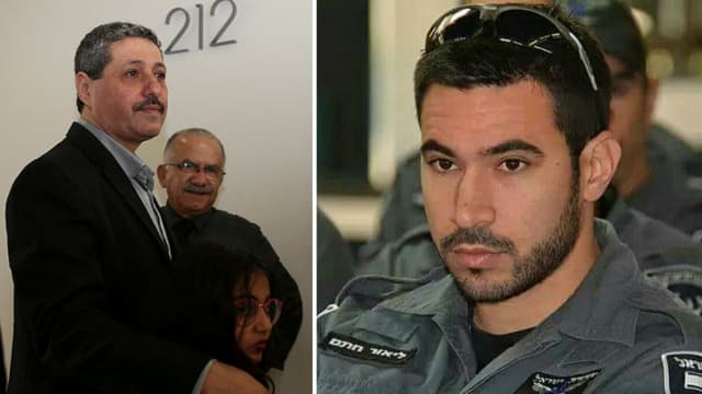 השוטר ליאור חתם וג'עפר פרח השוטר ליאור חתם וג'עפר פרח