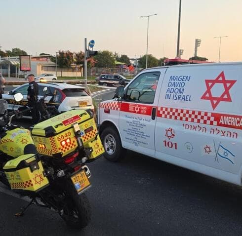מזירת התאונה הקטלנית ליד הסינמה סיטי