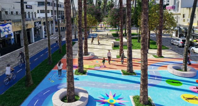 שדרות ארלוזורוב בעתיד (הדמיה: חוצה ישראל) שדרות ארלוזורוב בעתיד
