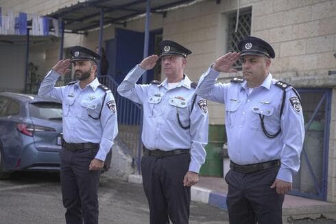 טקס החלפת פיקוד בתחנת משטרת מגדל העמק (צילום: דוברות המשטרה) טקס החלפת פיקוד בתחנת משטרת מגדל העמק