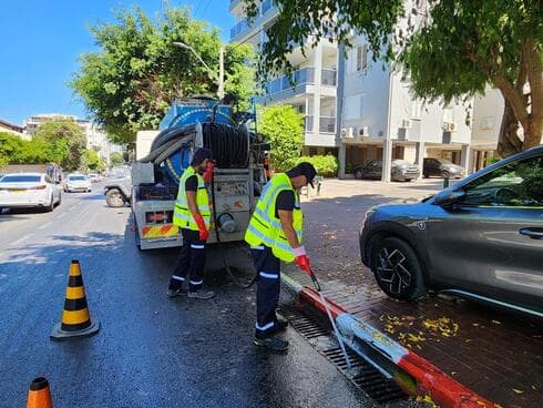 מתכוננים לחורף בראשון לציון (צילום: עיריית ראשון לציון) מתכוננים לחורף בראשון לציון