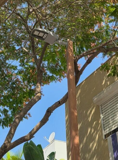תאורה חדשה בשכונת הפרחים במודיעין