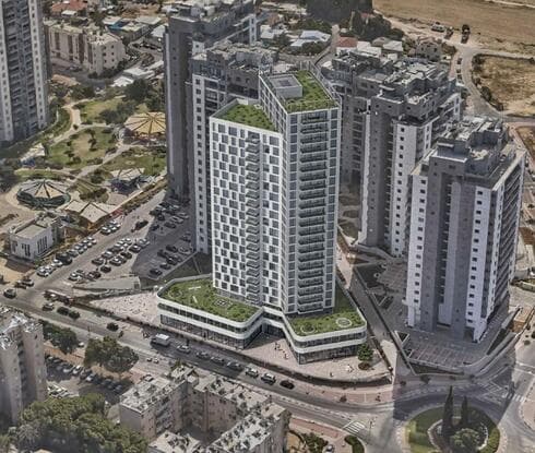 תכנית חברת אביסרור בשכונת אבן גבירול (תכנון והדמיה: משרד אדריכלים VSOC) תכנית חברת אביסרור בשכונת אבן גבירול