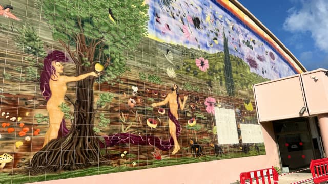 קיר חרסינה קסטרא (צילום: בסט בנייה) קיר חרסינה קסטרא