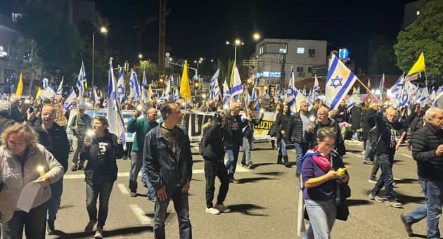 המחאה בחורב 13.12.25 (צילום: דורון סולומון) המחאה בחורב 13.12.25