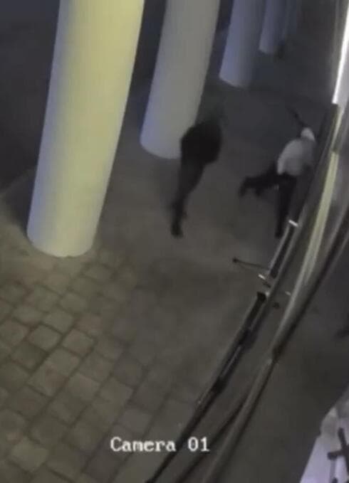 האלמונים כפי שתועדו במצלמות האבטחה
