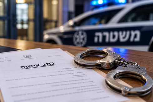 איים על אחותו גם בתחנת המשטרה