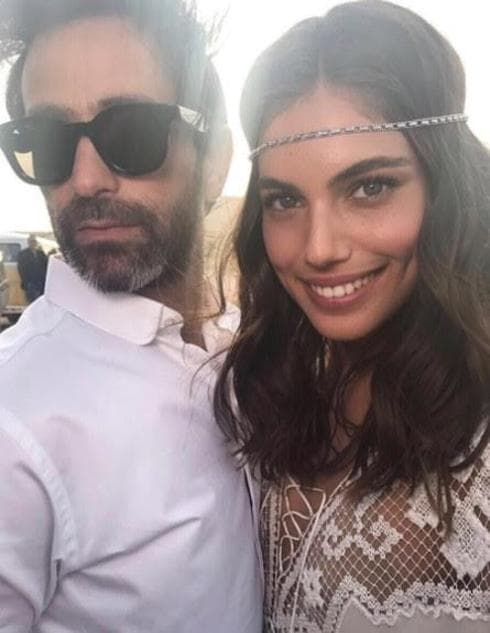יהודה לוי ושלומית מלכה בערב חתונתם (צילום: אינסטגרם)