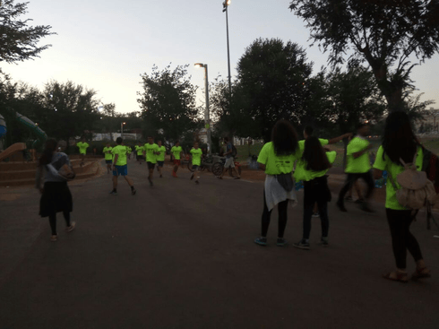 המירוץ בגן סאקר למען ילדי הדסה. צילום: רבקה יונגשטין
