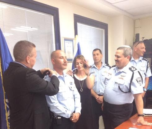 טקס הענקת הדרגה. צילום: דוברות המשטרה טקס הענקת הדרגה. צילום: דוברות המשטרה