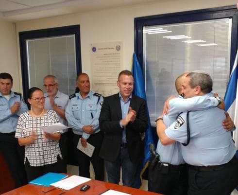 טקס הענקת הדרגה. צילום: דוברות המשטרה טקס הענקת הדרגה. צילום: דוברות המשטרה