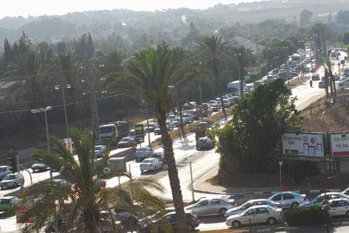סוף סוף נראה אותו לא פקוק. רחוב ויצמן | צילום: יוגב עמרני