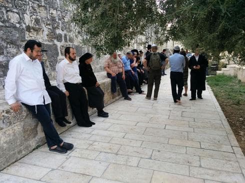 יהודים עולים להר הבית. צילום: ארנון סגל