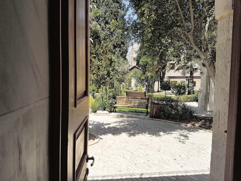 החצר. חזרה לחיים. צילום: פרטי