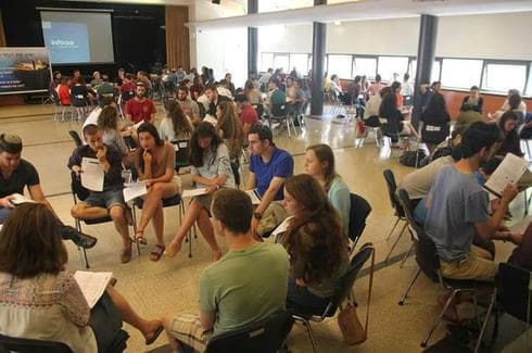 חד המפגשים בבית המדרש של ברקאי ז"ל. צילום: נועם גרינשטיין 