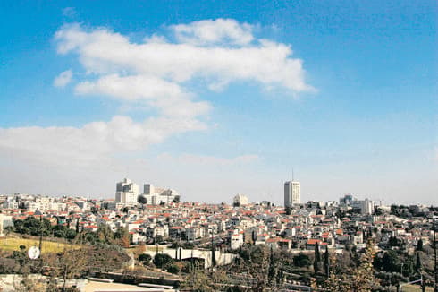 רחביה, נחלאות ומרכז העיר. קו הרקיע משתנה. צילום: מלני פנטון