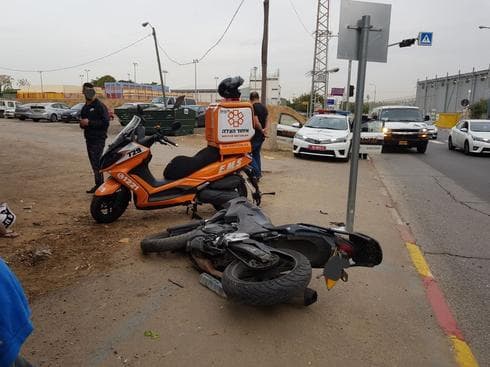 זירת האירוע בחולון - צילום: דוברות איחוד הצלה