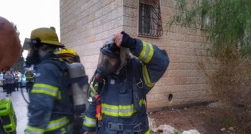 השריפה בגילה. צילום: כיבוי והצלה מחוז ירושלים, אריק אבולוף