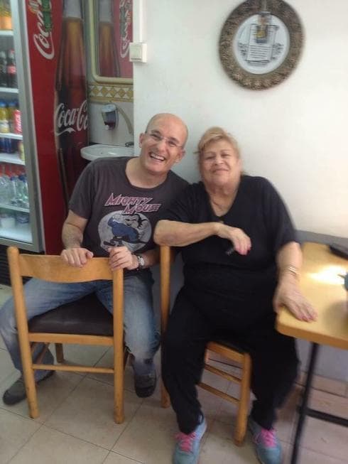 סוהם הללי עם גיל חובב. צילום: באדיבות יאיר הללי