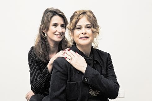 נינה פינטו-אבקסיס ונילי צרויה. צילום: תומי הרפז