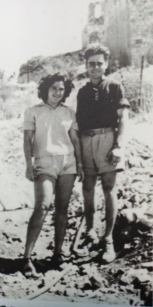 "לאנשים היה רצון והתלהבות". ארגמן באותה תקופה (מימין), צילום: ארכיון יחיעם