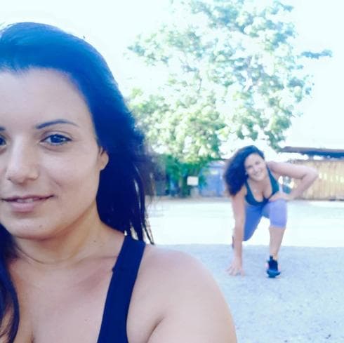 דקל זרד מעודדת אותנו לעשות פעילות גופנית  (צילום: פרטי)