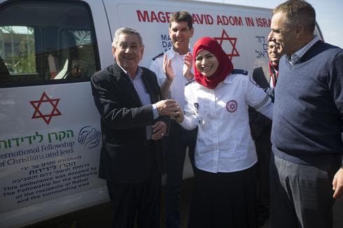 נהגת האמבולנס הבדואית הראשונה, וורוד אבו עאבד. דוברות מד"א
