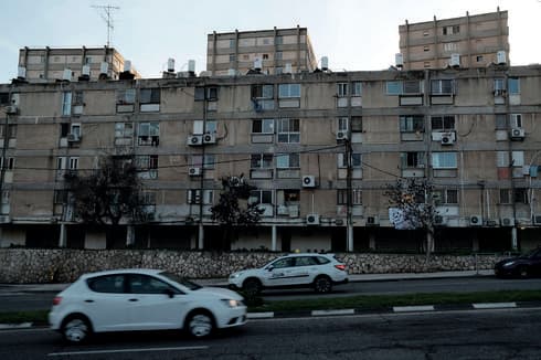 הבניין בגולומב. המיזם נתקע תשע שנים. צילום: יואב דודקביץ'