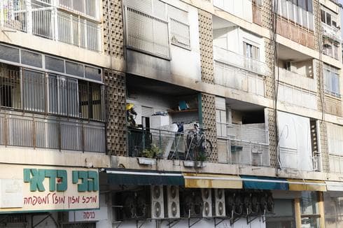 זירת השריפה. צילום: דוברות המשטרה